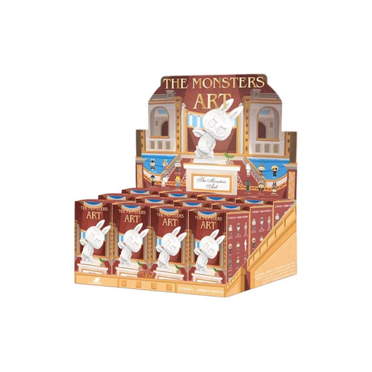 POP MART LABUBU THE MONSTER ART ZAFOLIOWANY ZESTAW (12 PUDŁEK NIESPODZIANEK)