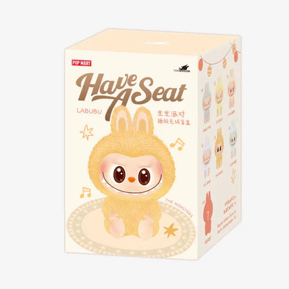 Pop Mart THE MONSTERS Labubu – „Usiądź Sobie” Winylowa Pluszowa Figurka Niespodzianka (Blind Box)