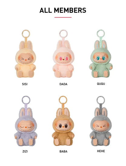 Pop Mart THE MONSTERS Labubu – „Usiądź Sobie” Winylowa Pluszowa Figurka Niespodzianka (Blind Box)
